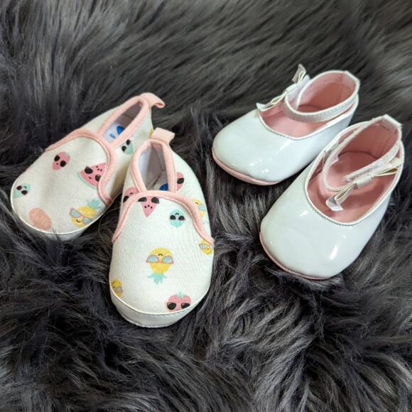 Infant Girl Shoe Bundle sz 3 - Picture 2 of 7
